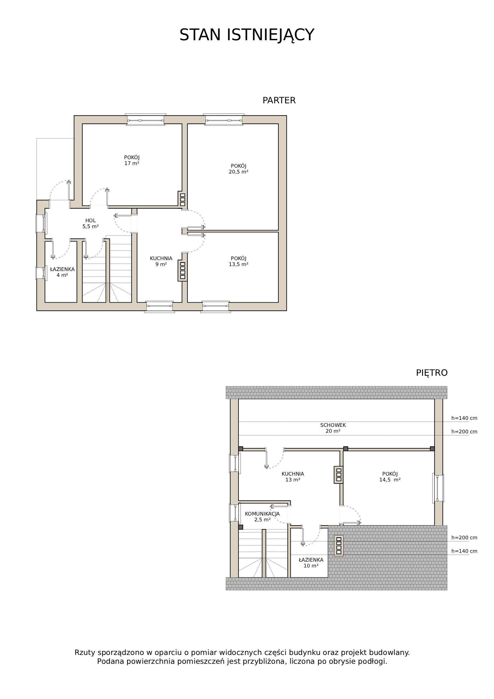 stan_istniejacy-1 Dom wolnostojący na Starołęce | 102 m² | działka 970 m²